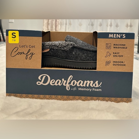 Dearfoams Men's Memory Foam Slipper - Picture 16 of 16